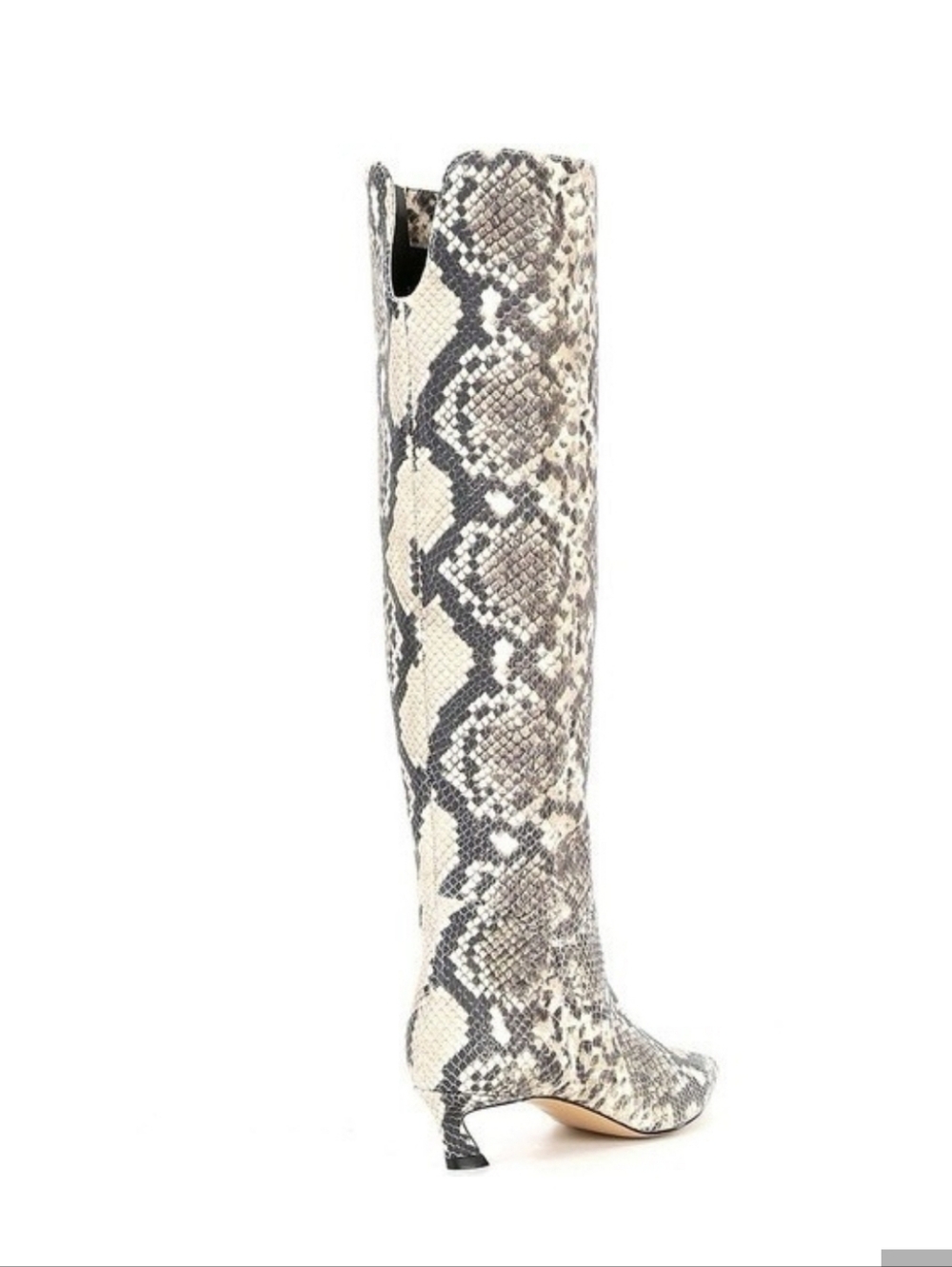 Gianni Bini Gianna Snake Print Leather Tall Boot NEW 7 8 8.5 - Picture 5 of 7